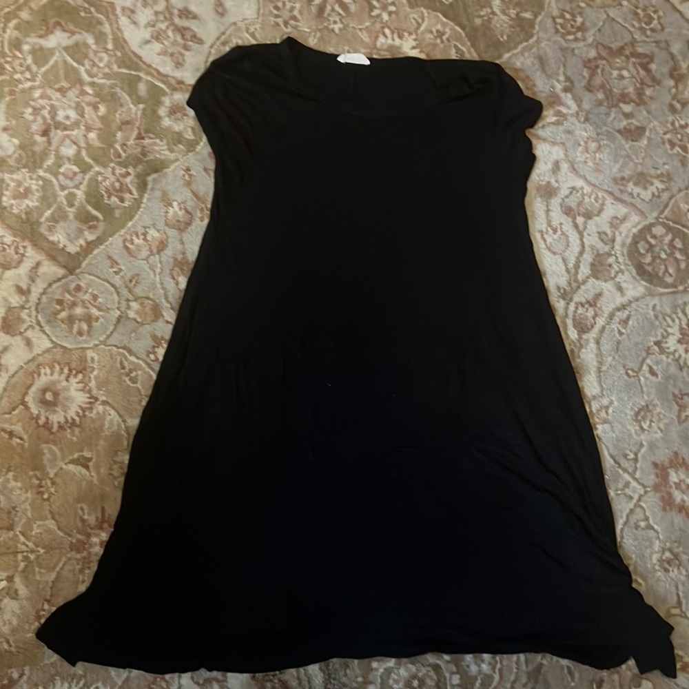 Black t-shirt dress